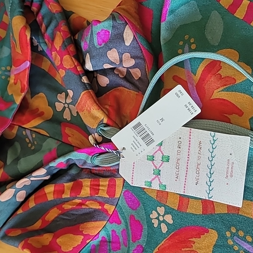 Farm Rio Anthropologie Magda Hoodie Sweatshirt - Picture 7 of 11